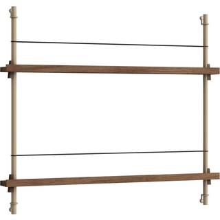 Moebe Magazine Shelving MS.65.1 Røget Eg/Warm Grey