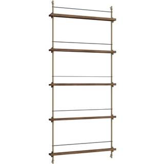 Moebe Magazine Shelving MS.180.1 Røget Eg/Warm Grey