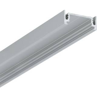 2m aluprofil SURFACE14.V2 EE7F/Y - Ubehandlet aluminium, påbygning, LED skinne