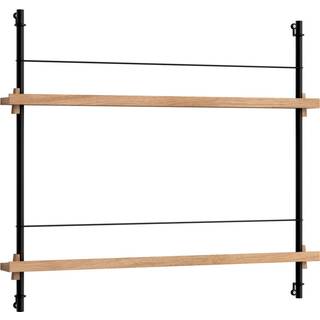 Moebe Magazine Shelving MS.65.1 Eg/Sort