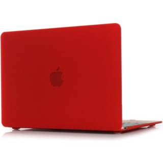 Ancker Macbook 12-inch (2015) Retina Display Hårdt Etui - Mat Rød