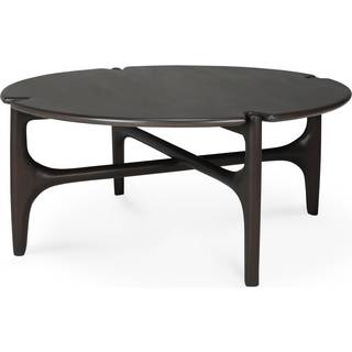 Ethnicraft Pi Sofabord Ø80 Cm - Sofabord Mahogni Mørkebrun - 35013