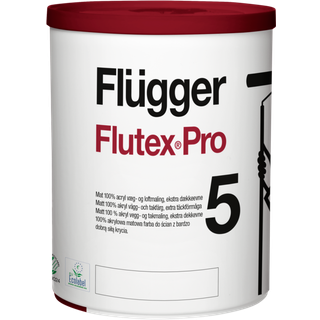 Svanemærket Vægmaling - Flügger Flutex Pro 5 0,7 L Hvid