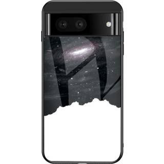 Google Pixel 7A Bagside Cover med Glasbagside - Stjernehimmel