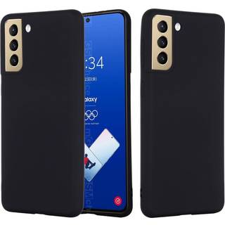 Samsung Galaxy S21 FE (5G) Liquid Silikone Bagside Cover - Sort