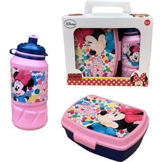 Minnie Mouse madkasse med drikkedunk - madkassesæt i 2 dele - Disney