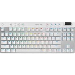 Logitech G PRO X TKL Lightspeed Tactile trådløst gamingtastatur (hvid) - På lager i butik