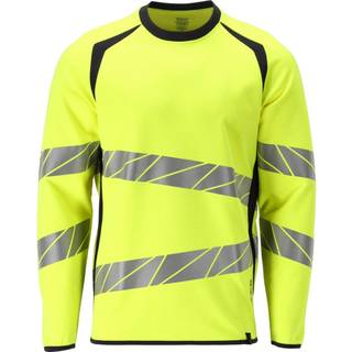 MASCOT ACCELERATE MULTISAFE sweatshirt, hi-vis gul/mørk marine - L