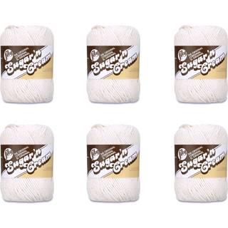 Lily Sugarn Cream Yarn 6 Pack Ecru 6 Count