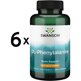 DL-Fenylalanin, 500 mg - 100 kapsler