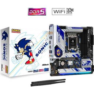 ASRock B760M PG Sonic WiFi Bundkort - Intel B760 - Intel LGA1700 socket - DDR5 RAM - Micro-ATX