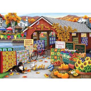 Cobble Hill 500 Piece Puzzle - Harvest Festival - Prøveplakat inkluderet