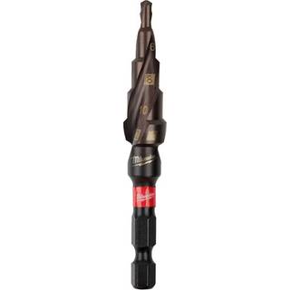 Trinbor TiAlN med 1/4" 6kt skaft, 4-12mm, 5 trin