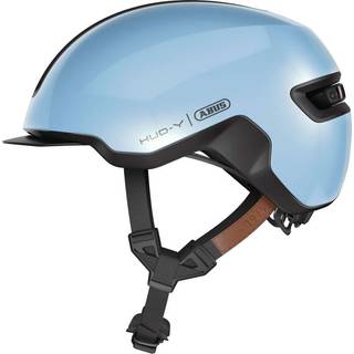 ABUS HUD-Y cykelhjelm LED Iced Blue - Hjelmstørrelse 57-61 cm