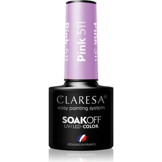Claresa SoakOff UV/LED Color Balloon Journey Gel neglelak Skygge Pink 511 5 g - 5 g