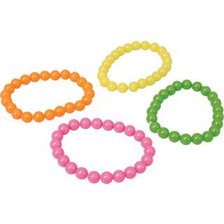 Neon armbånd, 4 stk