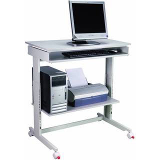 Twinco computer bord variabel arbejdshøjde 90cm grå