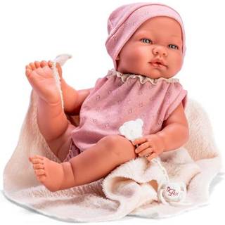 Así - Maria - babydukke - Body Y Gorro Punto Rosa Manta Beige