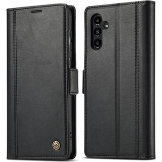 SKALO Samsung A14 4G/5G LC.IMEEKE Pungetui i PU-læder - Sort