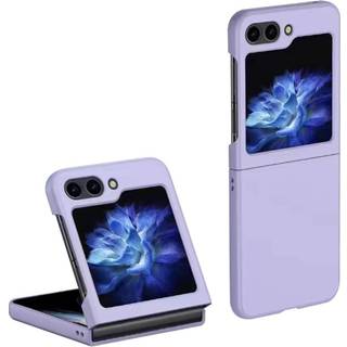 Samsung Galaxy Z Flip5 (5G) Gummibelagt Hård Plastik Bagside Cover - Lilla