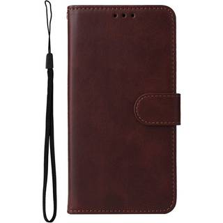 Samsung Galaxy S23 Læder Flip Cover m. Pung - Brun