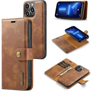 DG MING iPhone 15 Pro Max 2-i-1 Magnet Pungetui - Brun