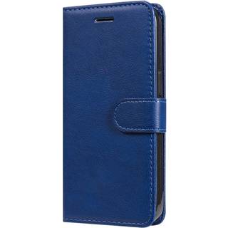 iPhone 15 Pro Max Læder Flip Cover m. Pung og Strop - Blå