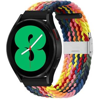 Flettet Elastik Armbånd Samsung Galaxy Watch 4 (40mm) - rainbow
