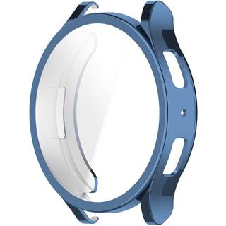 Samsung Galaxy Watch 6 (44mm) Fleksibelt Plastik Cover m. Indbygget Skærmbeskytter - Blå