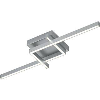 Frida LED-loftslampe, 84x24 cm, mat nikkel