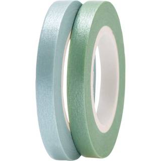 Paper Poetry Tapes uni 5mm 10m 2 Stück - Mint-Aqua