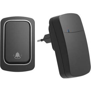 Selvdrevet Trådløs Dørklokke ML01 - 38 Ringetoner - Sort