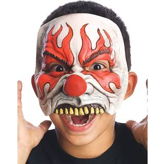 Smokey Horrorclown Kinder Halbmaske