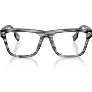 Burberry BE2387 4097 55 Briller Mænd Krystalklar - Transparent Grey Horn - 55mm