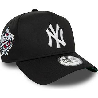 New York Yankees World Series Patch Black 9FORTY E-Frame Adjustable Cap mlbonfield adult unisex Black mlbonfield adult unisex Black mlbonfield adult u - Osfm
