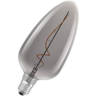 OSRAM LED Vintage 1906, C125, glødetråd, grå, E27, 4 W, 818