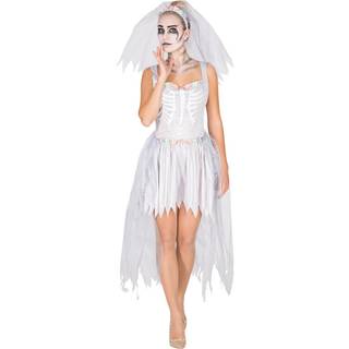 Zombiebrud Halloweenkostume - L