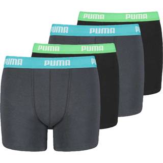 Men&#39;s Puma Boxer Boys (4-Pack), Size 8, Clothing - Turquoise - 8