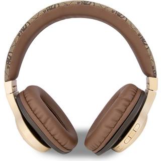 Guess 4G Bluetooth-hovedtelefoner med skriftlogo - Brun