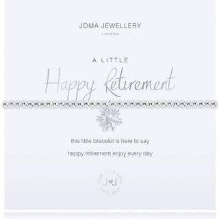 Joma A Little Happy Retirement Bracelet - Silver