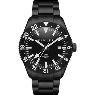 Métier | Limited Edition Sort Rustfri Stål GMT Ur