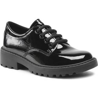 Geox Geox Junior Girl's Casey Black Shoes