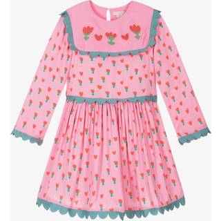 Stella McCartney Kids Floral jersey dress - pink - Y 14