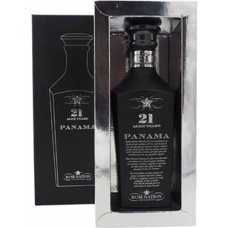 Rum Nation 21 År Black Decanter, Panama 43%