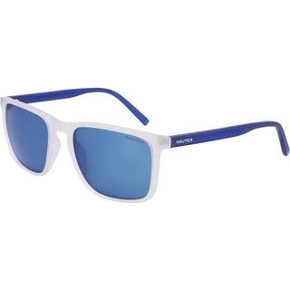 Nautica N6255S 971 57 Solbriller Mænd Hvid - Opaque White - 57mm