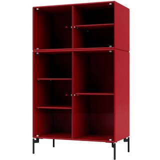 Montana Selection RIPPLE III Vitrineskab 165-Beetroot/03-Sort