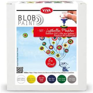 Blob Paint Set Luftballon-Mädchen 6x90ml - Mehrfarbig