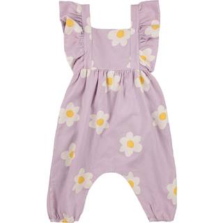 Bobo Choses Baby floral cotton playsuit - purple - M 6