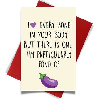 Cheerin Valentines Day Cards til ham - Sjovt sjove lykønskningskort med konvolut - Jubilæum til stede for mænds mand kæreste forlovede