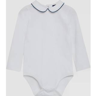 Trotters London Trotters London Long Sleeve White Milo Piped Body